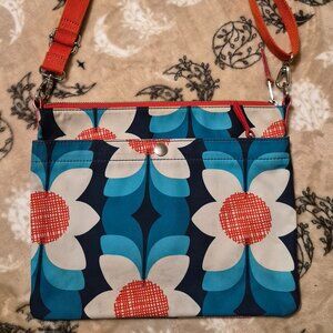 Fossil Bag crossbody bag Blue White Flower Floral